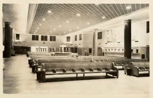 Lobby of the Cleveland Grayhound Station